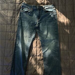 American Eagle Outfitters Men's Blue Slim Straight Jeans